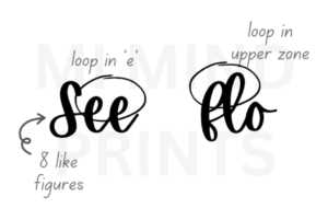 Handwriting strokes show traits of a coachable person.